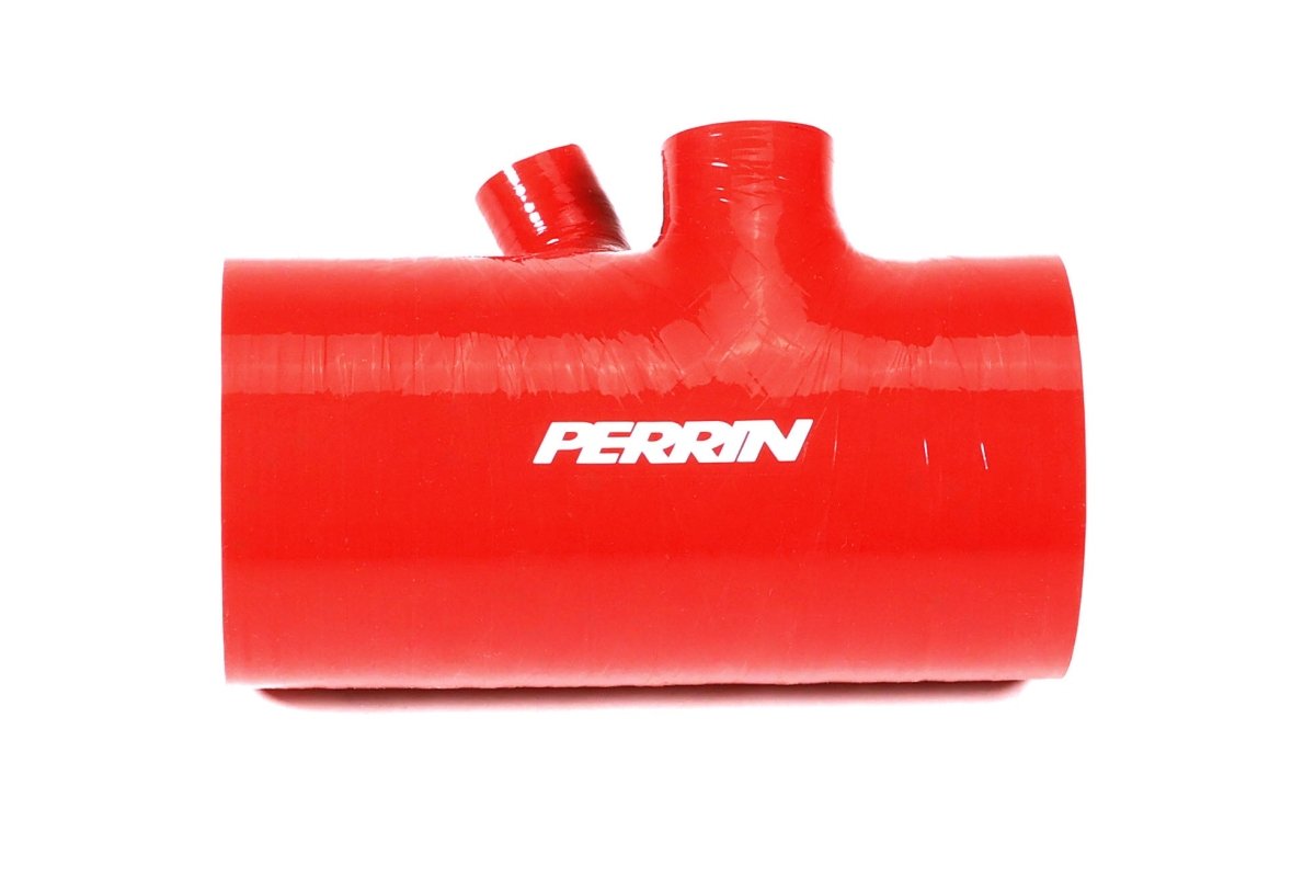 Perrin [22 - 26 WRX] Short Type Turbo Inlet Hose - Red - JDMuscleTurbo Inlet Hoses and PipesperPSP-INT-428RD