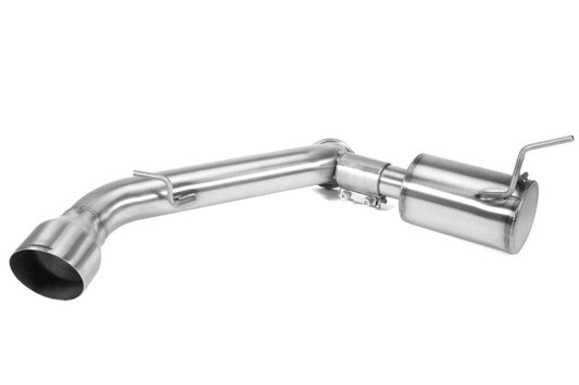 Perrin 2022 BRZ/GR86 Axle Back Exhaust Brushed w/ Stainless Steel Single Wall Tip and Drone Reduction Chamber | PSP-EXT-386BR