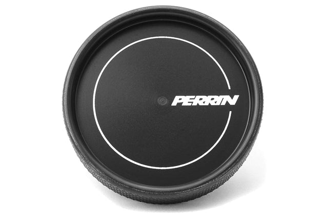 Perrin Oil Cap Round Style Black Most Subaru Models | PSP-ENG-711BK