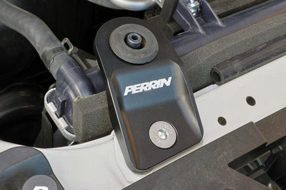 Perrin Performance [12 - 21 Subaru WRX, STI, Impreza, Crosstrek] Upper Radiator Bracket Set - Black - JDMuscleRadiator AccessoriesperPSP-ENG-523BK