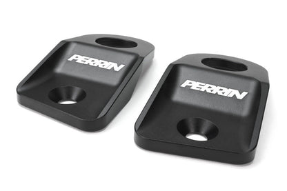 Perrin Performance [12 - 21 Subaru WRX, STI, Impreza, Crosstrek] Upper Radiator Bracket Set - Black - JDMuscleRadiator AccessoriesperPSP-ENG-523BK