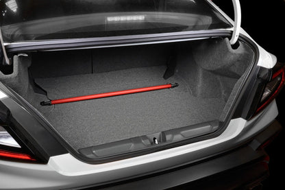 Perrin Performance [15 - 21 Subaru WRX, STI] Rear Shock Tower Brace - Red - JDMuscleStrut Tower BarsperPSP-SUS-041RD