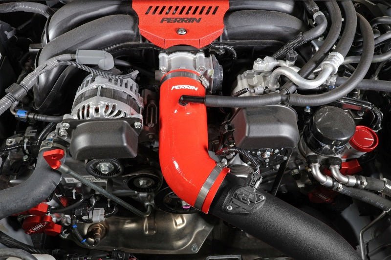 Perrin Performance [22 - 25 Subaru BRZ and Toyota GR86] Inlet Hose - Red - JDMuscleTurbo Inlet Hoses and PipesperPSP-INT-432RD
