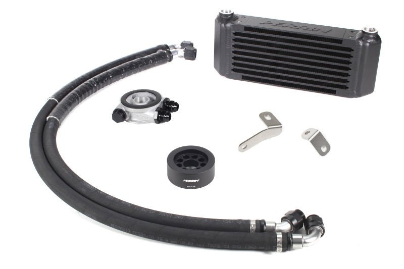 Perrin Performance [22 - 25 Subaru WRX CVT] Oil Cooler Kit (Front Mount) - JDMuscleFluid CoolersperPSP-OIL-116