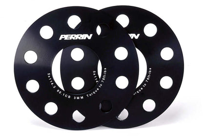 Perrin Performance [23-26 GR Corolla] Wheel Spacers - 3mm Black - JDMuscleWheel Spacers and AdaptersperPTP-WHL-103BK
