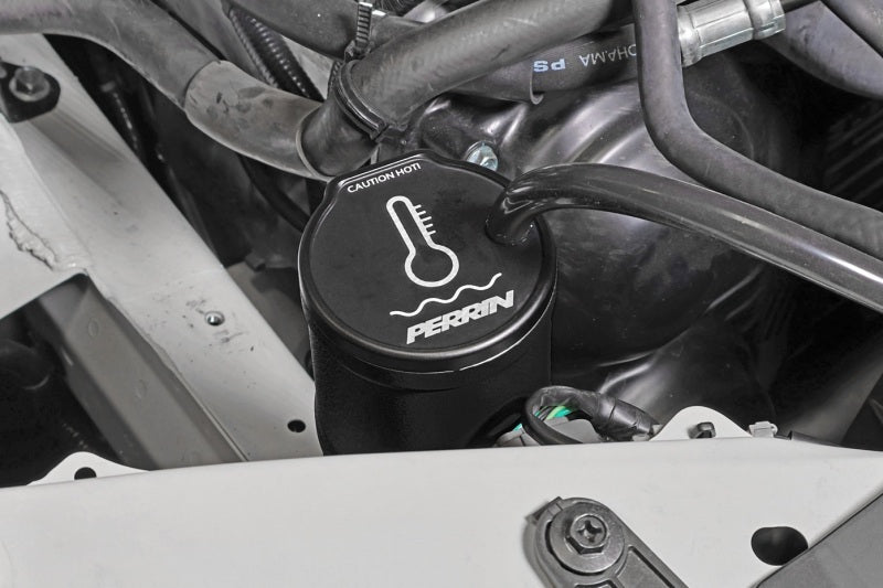 Perrin Performance Black Coolant Overflow Tank [Universal] - JDMuscleOverflow Tanks / Coolant Tank and AccessoriesperASM-ENG-505BK