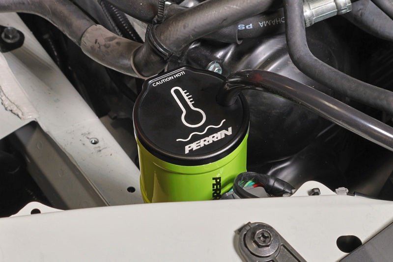 Perrin Performance Neon Yellow Coolant Overflow Tank [Universal] - JDMuscleOverflow Tanks / Coolant Tank and AccessoriesperASM-ENG-505NY