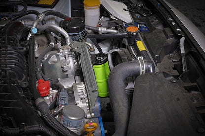Perrin Performance Neon Yellow Coolant Overflow Tank [Universal] - JDMuscleOverflow Tanks / Coolant Tank and AccessoriesperASM-ENG-505NY