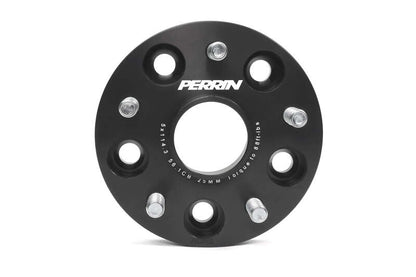 Perrin Performance Subaru 25mm Wheel Spacers 5x114.3 Bolt Pattern with 56mm Hub in Black [Universal] - JDMuscleWheel Spacers and AdaptersperPSP-WHL-025BK