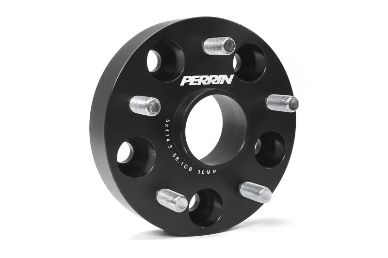 Perrin Performance Subaru 30mm Wheel Spacers 5x114.3 BP with 56mm Hub - Black [Universal] - JDMuscleWheel Spacers and AdaptersperPSP-WHL-030BK