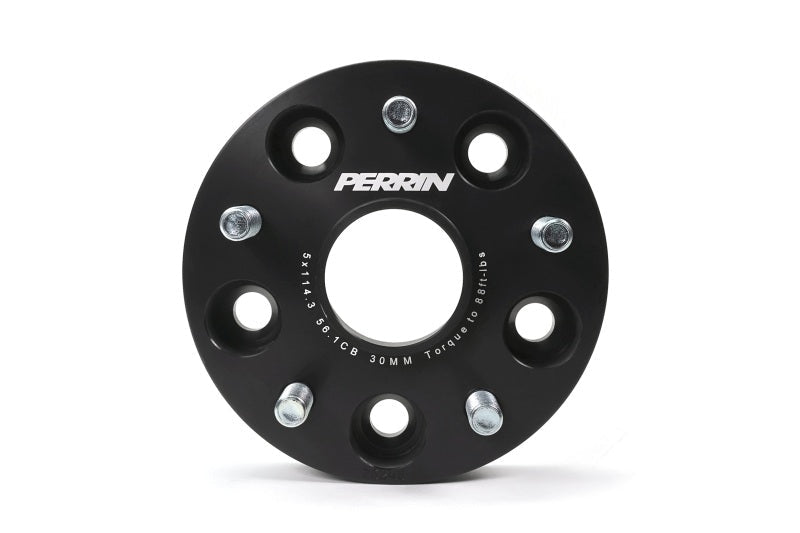Perrin Performance Subaru 30mm Wheel Spacers 5x114.3 BP with 56mm Hub - Black [Universal] - JDMuscleWheel Spacers and AdaptersperPSP-WHL-030BK