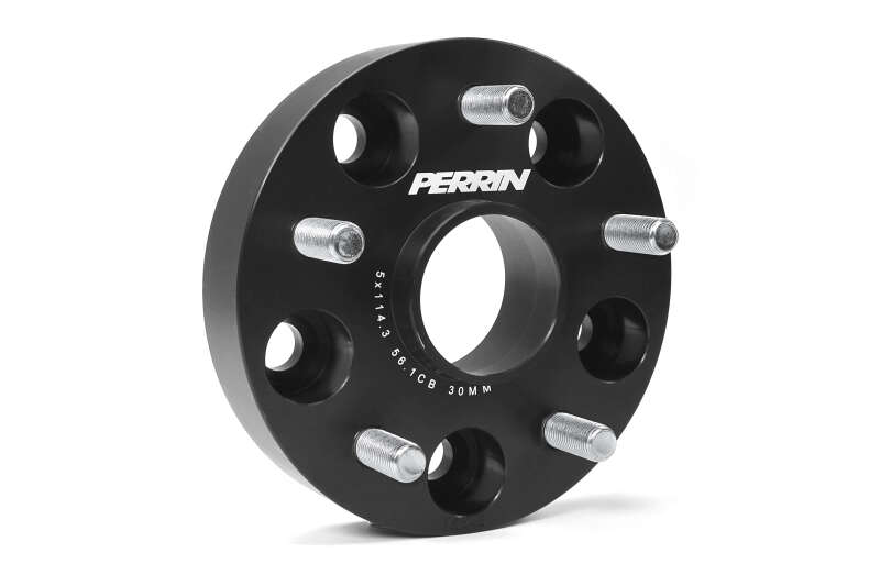 Perrin Performance Subaru 30mm Wheel Spacers 5x114.3 BP with 56mm Hub - Black [Universal] - JDMuscleWheel Spacers and AdaptersperPSP-WHL-030BK