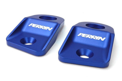PERRIN Upper Radiator Bracket Set - Blue [15 - 21 WRX/STI, 13 - 17 Crosstrek, 12 - 16 Impreza] - JDMuscleRadiator AccessoriesperPSP-ENG-523BL