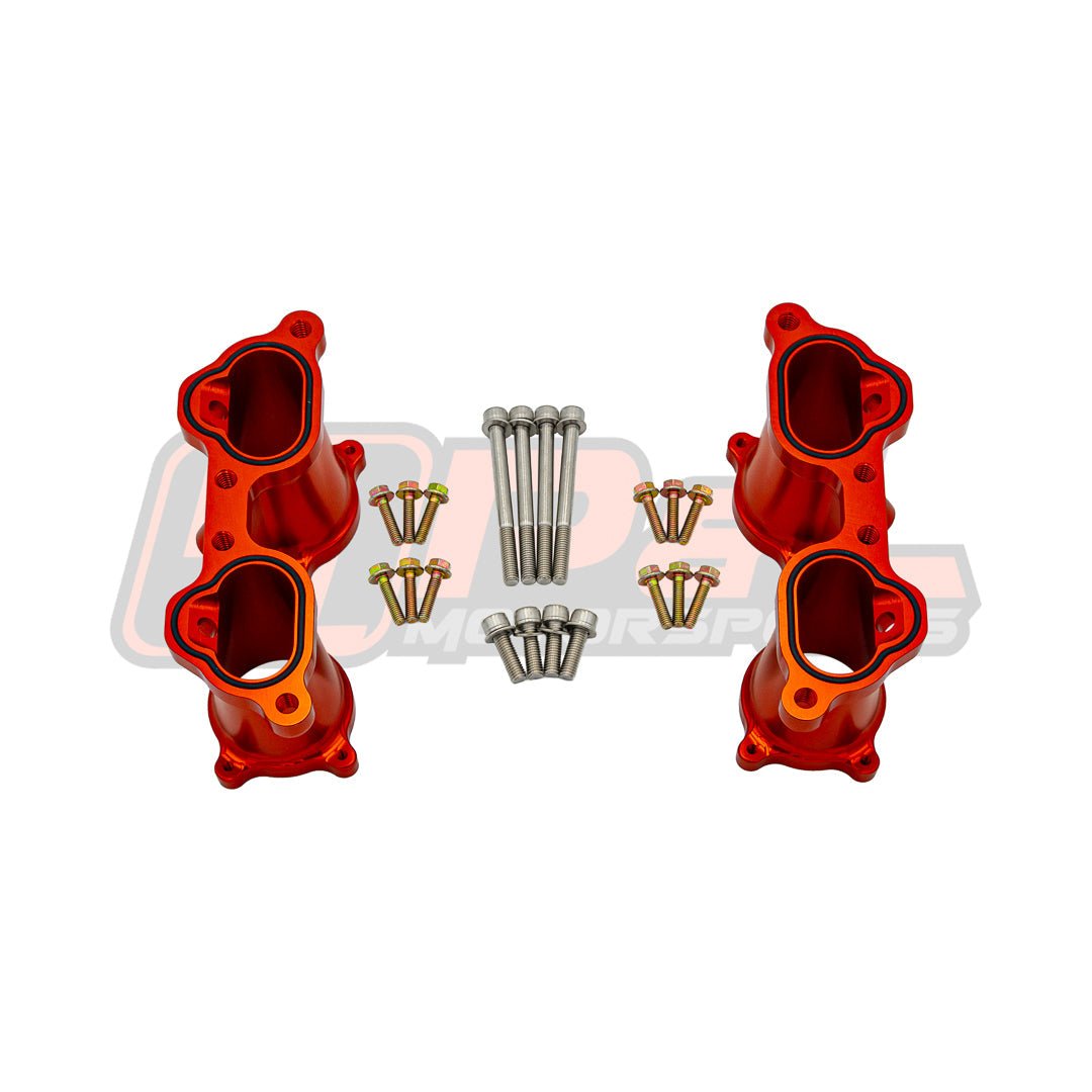 P&L Motorsports 02 - 07 WRX / 06 - 07 FXT CNC Machined Subaru EJ Top Feed TGV Housings - JDMuscleTGV DeletesPL-SUB312OOrange