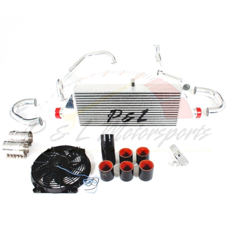 P&L Motorsports 02 - 07 WRX/STI Reverse Manifold Front Mount Intercooler Kit - JDMuscleIntercoolersPL-SUB202-02Matte BlackTial 50mm Flange