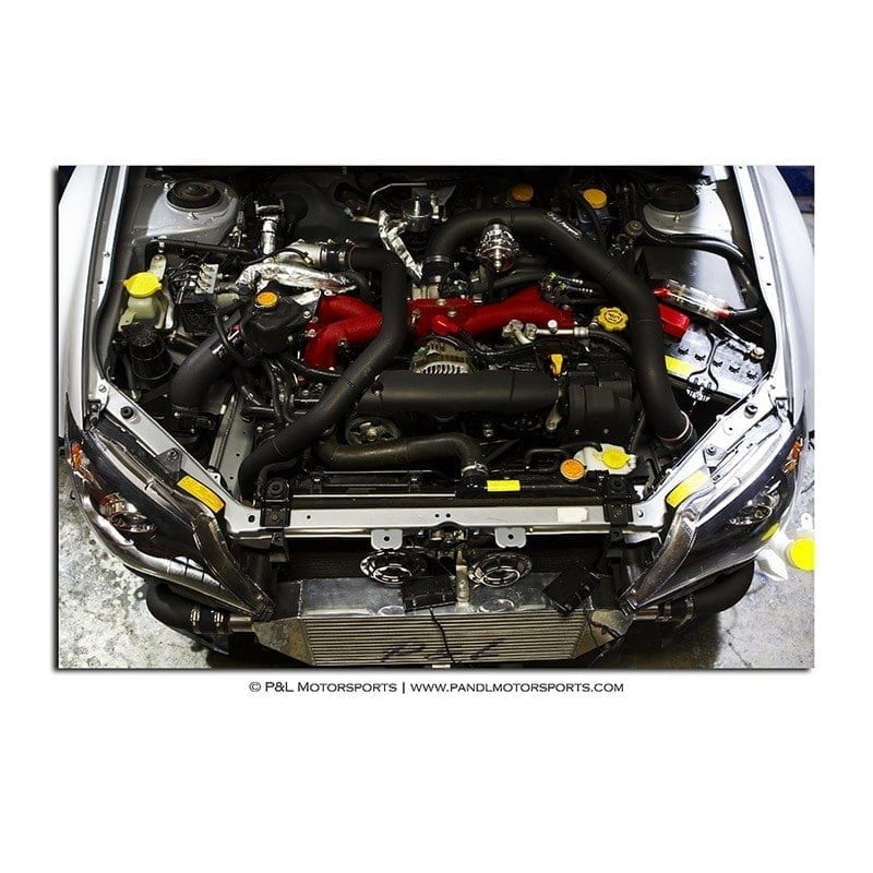 P&L Motorsports 08+ STI Front Mount Intercooler – Rotated Turbo - JDMuscleIntercoolersPL-SUB204-04Matte BlackStock BOV