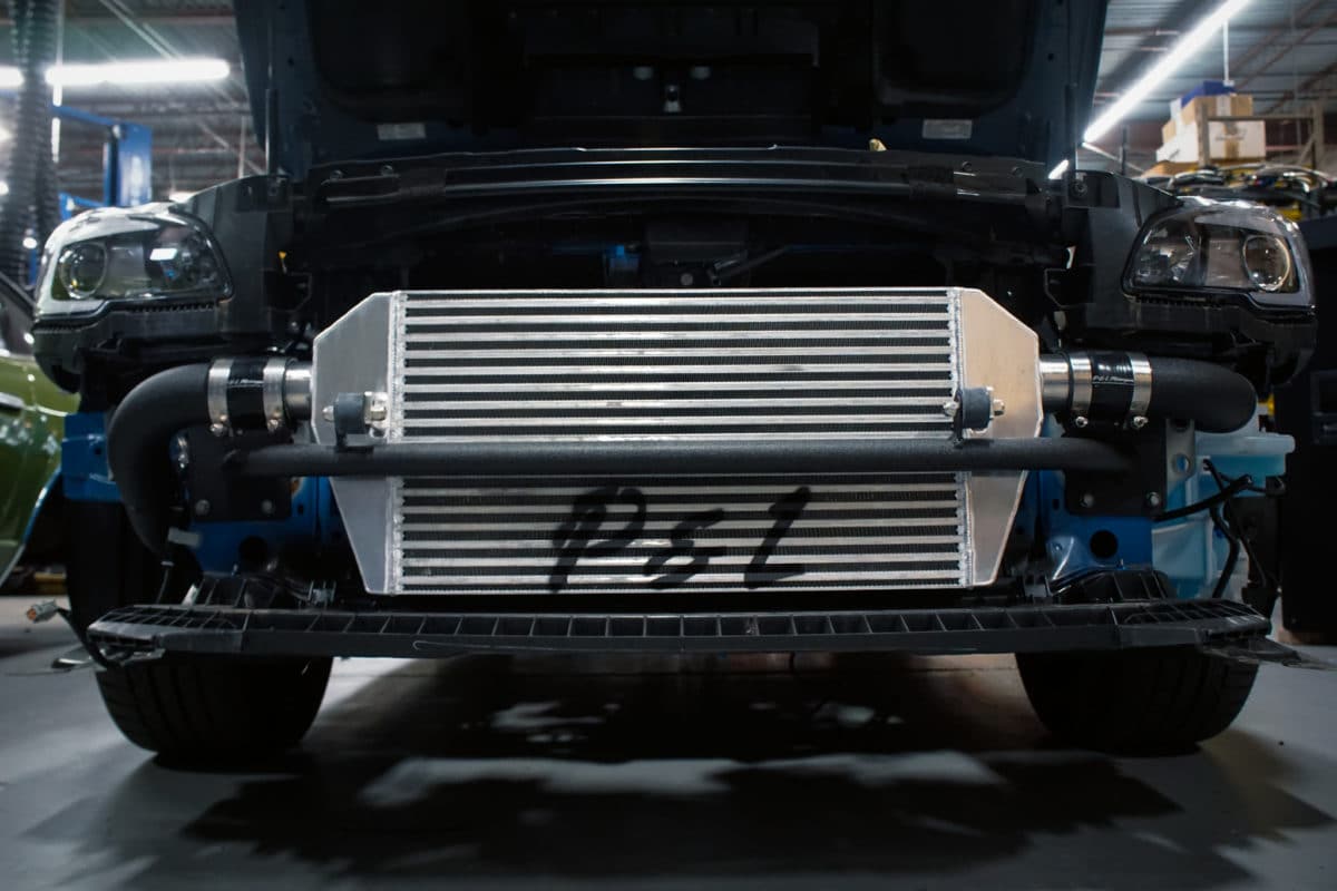 P&L Motorsports 08+ STI Front Mount Intercooler – Stock Location Turbo - JDMuscleIntercoolersPL-SUB203-04Matte BlackStock BOV