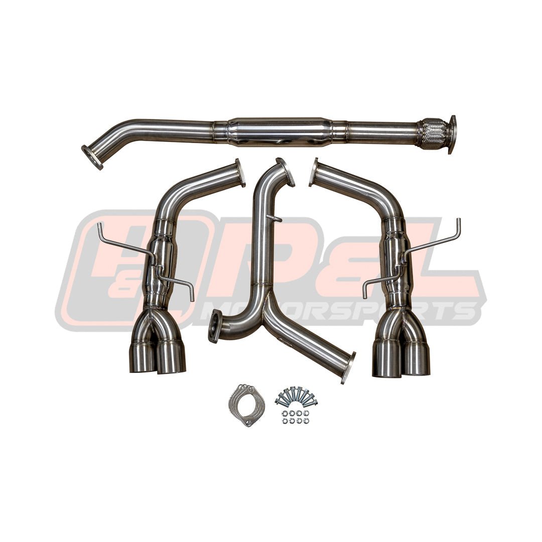 P&L Motorsports 2015+ WRX/STI Track Series Cat Back Exhaust - JDMuscleCat Back Exhaust SystemPL-SUB518-01Rolled Tips