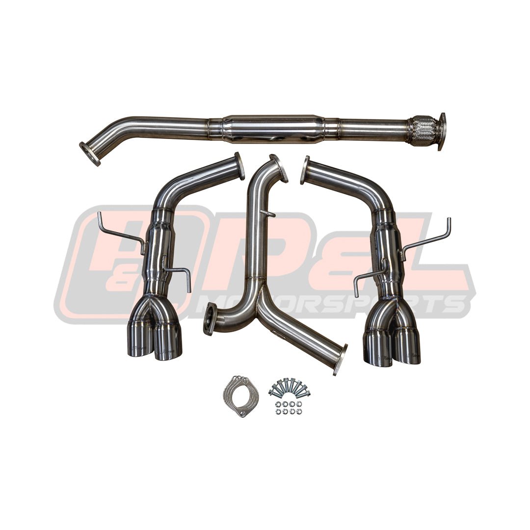 P&L Motorsports 2015+ WRX/STI Track Series Cat Back Exhaust - JDMuscleCat Back Exhaust SystemPL-SUB518-01Rolled Tips