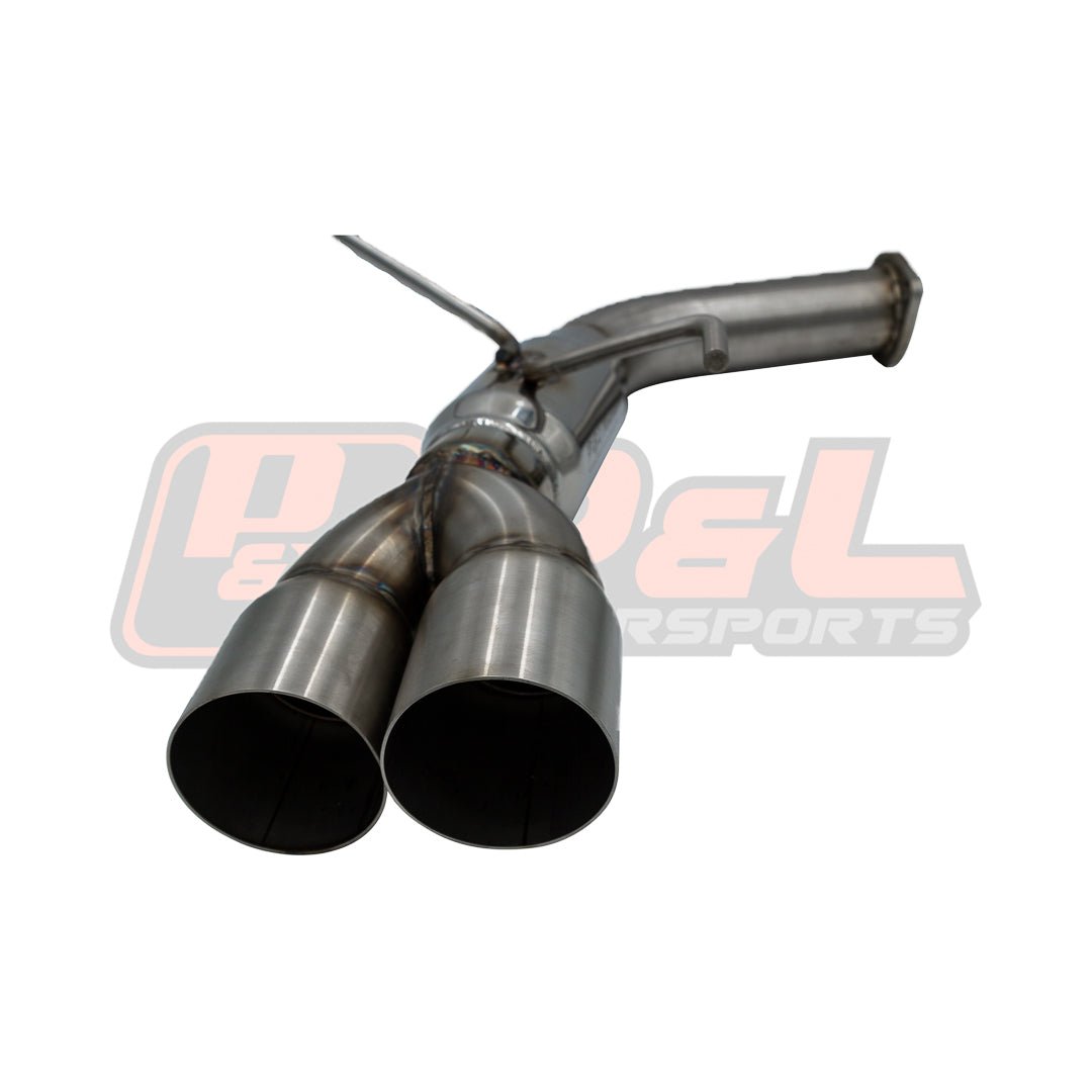 P&L Motorsports 2015+ WRX/STI Track Series Cat Back Exhaust - JDMuscleCat Back Exhaust SystemPL-SUB518-02Straight - Cut Tips
