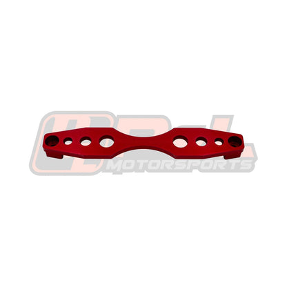 P&L Motorsports CNC’d Billet Aluminum Battery Tie Down - JDMuscleBattery Tie Downs and TraysPL-CNC702RRed