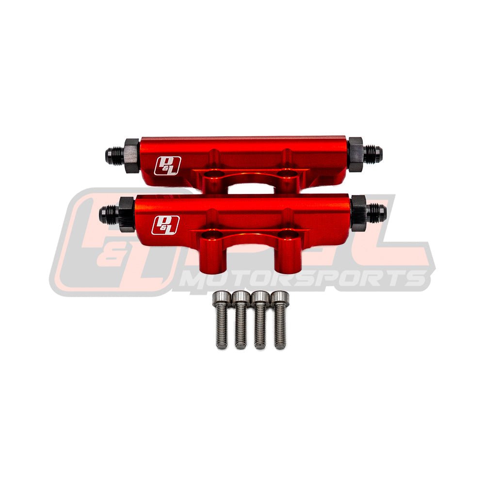 P&L Motorsports Subaru EJ Top Feed Fuel Rails - JDMuscleFuel RailsPL-SUB316R - 6anRed