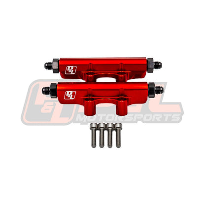 P&L Motorsports Subaru EJ Top Feed Fuel Rails - JDMuscleFuel RailsPL-SUB316R - 6anRed