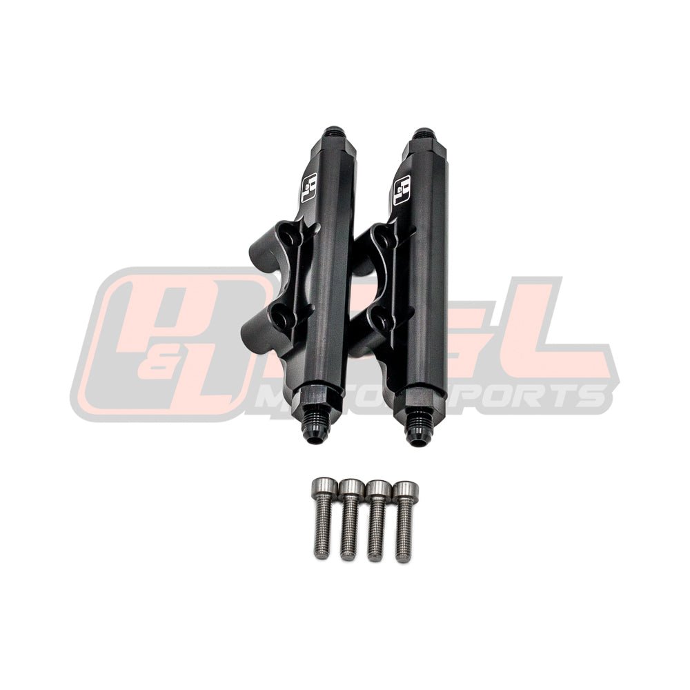 P&L Motorsports Subaru EJ Top Feed Fuel Rails - JDMuscleFuel RailsPL-SUB316B - 6anBlack