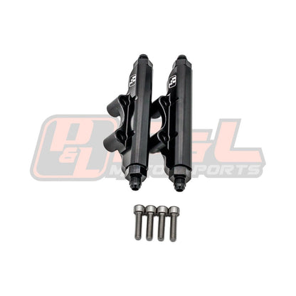 P&L Motorsports Subaru EJ Top Feed Fuel Rails - JDMuscleFuel RailsPL-SUB316B - 6anBlack