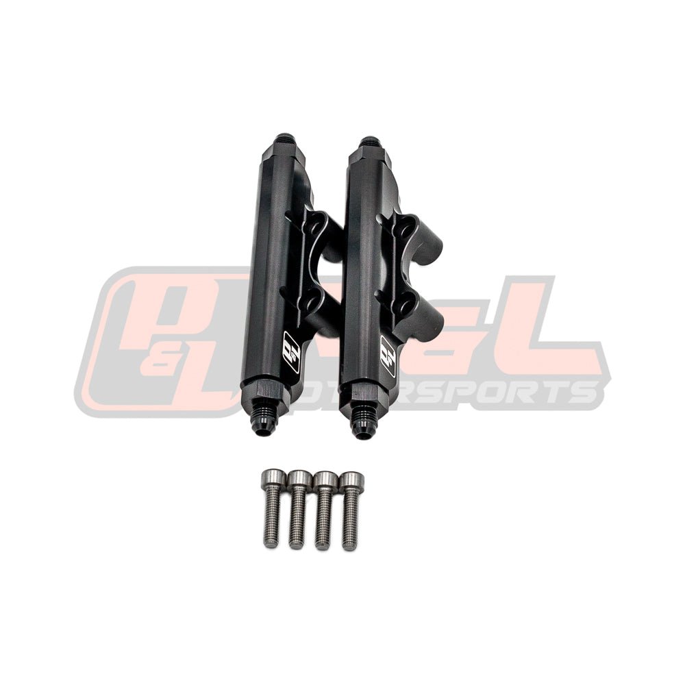 P&L Motorsports Subaru EJ Top Feed Fuel Rails - JDMuscleFuel RailsPL-SUB316B - 6anBlack