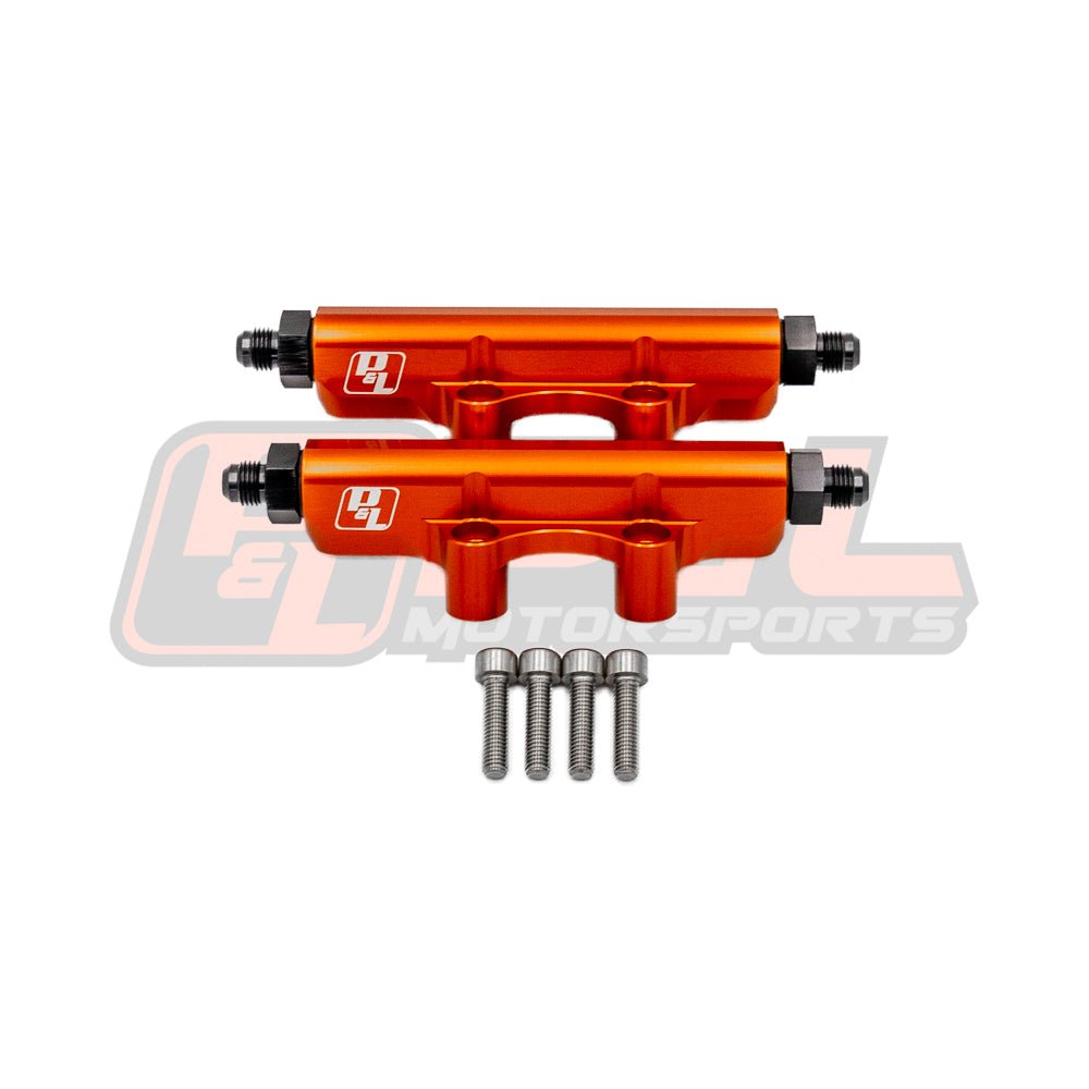 P&L Motorsports Subaru EJ Top Feed Fuel Rails - JDMuscleFuel RailsPL-SUB316O - 6anOrange