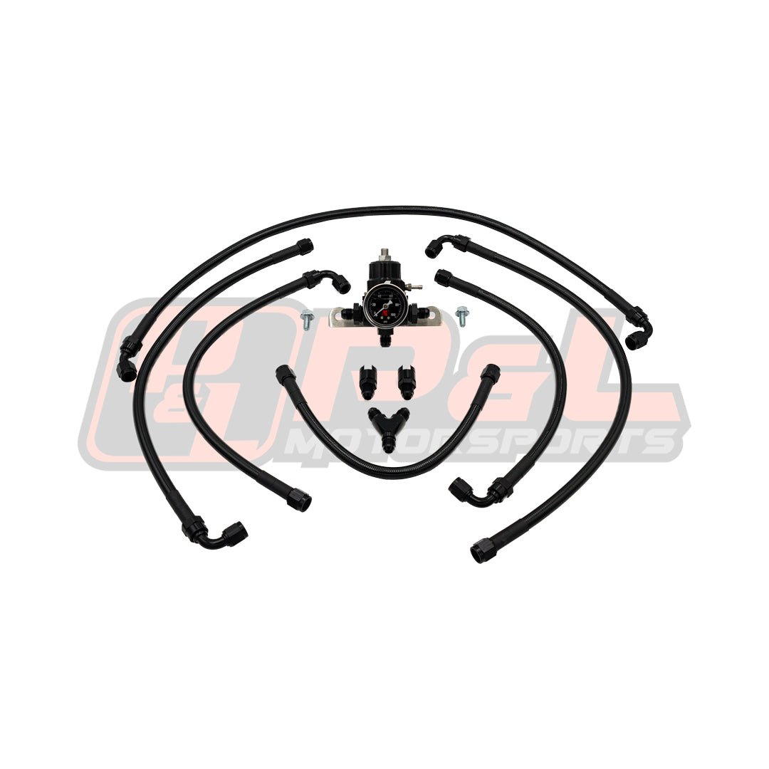 P&L Motorsports Subaru EJ20/EJ25 Fuel Line Kit and Regulator - JDMuscleFuel Lines and FittingsPL-SUB302-01 - 6an