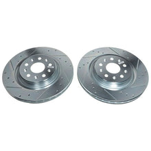 Power Stop 20 - 21 Chevrolet Corvette Rear Evolution Drilled & Slotted Rotor – Pair | psbAR82201XPR - JDMuscleSPK483236