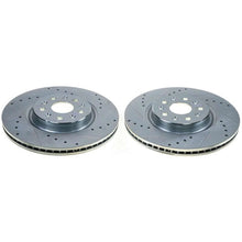 Power Stop 20 - 21 Chevrolet Corvette Rear Evolution Drilled & Slotted Rotor - Pair | psbAR82203XPR - JDMuscleSPK489300