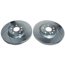 Power Stop 20 - 24 Chevrolet Corvette Front Evolution Drilled & Slotted Rotors – Pair | psbAR82202XPR - JDMuscleSPK483237