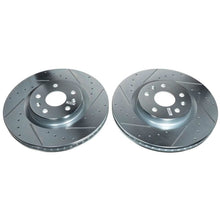 Power Stop 20 - 24 Chevrolet Corvette Front Evolution Drilled & Slotted Rotors – Pair | psbAR82202XPR - JDMuscleSPK483237