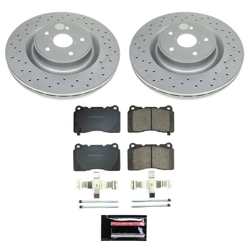 Power Stop 2021 WRX Front Z17 Coated Brake Kit - JDMuscleSPKpsbCRK9080