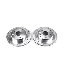 Power Stop 84 - 87 Chevrolet Corvette Rear Evolution Drilled & Slotted Rotors - Pair | psbAR8221XPR - JDMuscleSPK382048