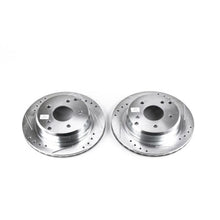 Power Stop 84 - 87 Chevrolet Corvette Rear Evolution Drilled & Slotted Rotors - Pair | psbAR8221XPR - JDMuscleSPK382048