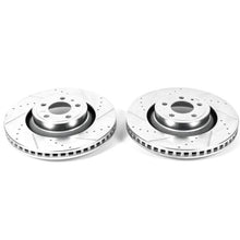 Power Stop Evolution Drilled & Slotted Front Rotors for 2015 - 2017 Ford Mustang – Pair | psbAR85157XPR - JDMuscleSPK380167