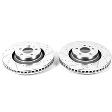 Power Stop Evolution Drilled & Slotted Front Rotors for 2015 - 2017 Ford Mustang – Pair | psbAR85157XPR - JDMuscleSPK380167