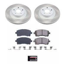 PowerStop 01 - 02 Subaru Outback Front Semi - Coated Rotor Brake Kit with Z17 Evolution Plus Ceramic Pads - JDMuscleSPK758214