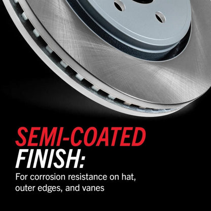 PowerStop [02-03 Impreza] Semi-Coated Rotor Kit - Front and Rear - JDMuscleBrake RotorsPSBSC6109