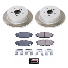 PowerStop 05 - 09 Subaru Outback Rear Semi - Coated Rotor Brake Kit with Ceramic Pads and Hardware - JDMuscleSPK758334