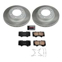 PowerStop 05 - 22 Toyota Tacoma Front Semi - Coated Rotor Brake Kit with Z17 Evolution Plus Ceramic Pads | psbSC137 - JDMuscleSPK758061