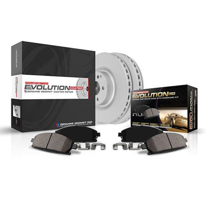 PowerStop [05 Legacy] Front and Rear Semi-Coated Rotor Kit - JDMuscleBrake RotorsPSBSC4081