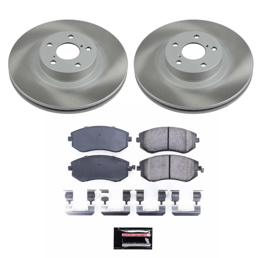 PowerStop [06-09 Legacy] Front and Rear Semi-Coated Rotor Kit - JDMuscleBrake RotorsPSBSC4079
