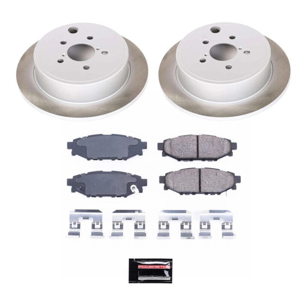 PowerStop [09-10 Forester] Front and Rear Semi-Coated Rotor Kit - JDMuscleBrake RotorsPSBSC4077