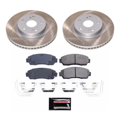 PowerStop [16-19 Legacy] Semi-Coated Rotor Kit Front and Rear - JDMuscleBrake RotorsPSBSC7357