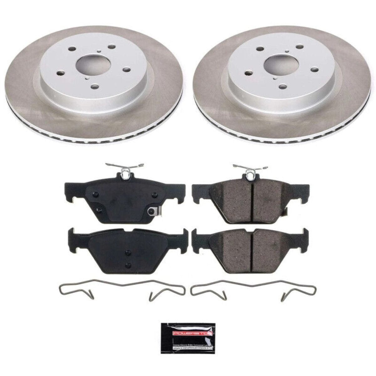 PowerStop [16-19 Legacy] Semi-Coated Rotor Kit Front and Rear - JDMuscleBrake RotorsPSBSC7357